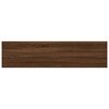 vidaXL &Eacute;tag&egrave;res murales 4 pcs ch&ecirc;ne marron 40x10x1,5cm bois ing&eacute;nierie
