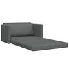 vidaXL Canap&eacute;-Lit 110cm Gris fonc&eacute; tissu