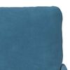 vidaXL Canap&eacute;s avec coussin 55cm Bleu Contreplaqu&eacute;