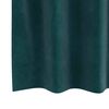 vidaXL Rideaux occultants 2 pcs Vert fonc&eacute; 140 x 225 cm Velours