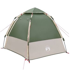 vidaXL 4 personne Vert Polyester 185T