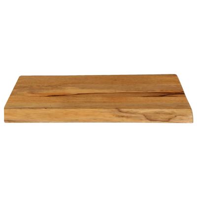 vidaXL Dessus de table 70x40x3,8 cm bord vivant bois massif manguier