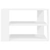 vidaXL Table basse blanc 58x58x40 cm bois d'ing&eacute;nierie