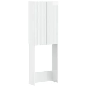 vidaXL Armoire de toilette ARNHEM Blanc brillant 66 x 25,5 x 190 cm