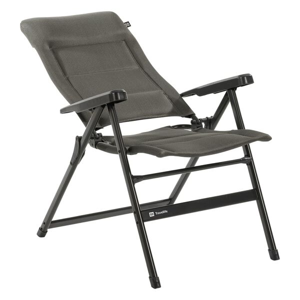 Travellife Chaise inclinable Barletta Comfort L gris fonc&eacute;