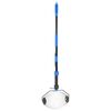 vidaXL Collecteur de noix bleu 127 cm acier