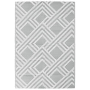 vidaXL Tapis d'ext&eacute;rieur ARAKIL Gris 160x230 cm PP