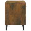 vidaXL Tables de chevet 2 pcs Ch&ecirc;ne fum&eacute; 40x35x47,5 cm