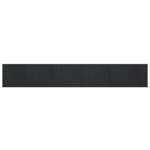 vidaXL Tapis rectangulaire gris 80x500 cm bambou