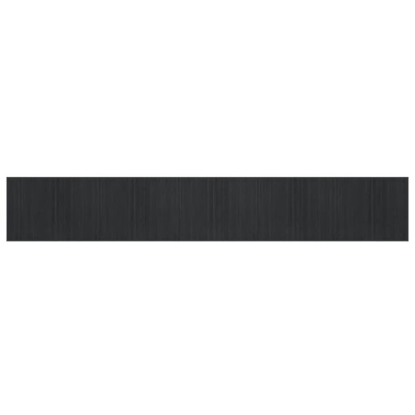vidaXL Tapis rectangulaire gris 80x500 cm bambou