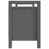 vidaXL Banc d'entr&eacute;e Gris 110x40x60 cm Bois de pin massif