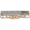 vidaXL Ensemble de canap&eacute;s d'ext&eacute;rieur 6 pc 5 place