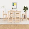 vidaXL Ensemble de bar 7 pcs Bois de pin massif