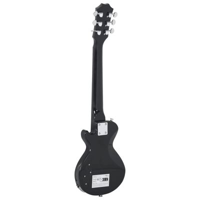 vidaXL Guitare électrique pour enfants et sac marron et noir 3/4 30"