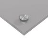 vidaXL Protection de cuisine 2 pcs Gris clair 90 x 50 cm verre tremp&eacute;