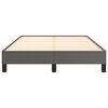 vidaXL Cadre de lit sans matelas gris 120x190 cm similicuir
