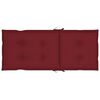 vidaXL Chaises inclinables de jardin et coussins lot de 8 Teck solide