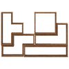 vidaXL Cube mural Autre Bois ancien 96 x 12 x 64 cm Bois d'ing&eacute;nierie