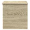 vidaXL Bo&icirc;te de rangement ch&ecirc;ne sonoma 60x35x35 cm bois d'ing&eacute;nierie