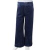 Pantalons pour enfants velours côtelé bleu marine 116