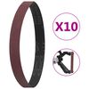 vidaXL Bandes abrasives 10 pcs P100 40x760 mm