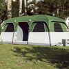 vidaXL Tente de cabine familiale 10 personnes vert imperméable