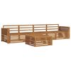 vidaXL Ensemble de canap&eacute;s d'ext&eacute;rieur 5 pcs Naturel