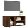 vidaXL Meubles TV 2 pcs Ch&ecirc;ne marron 80x31,5x36 cm Bois d'ing&eacute;nierie