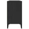 vidaXL Meuble d'&eacute;vier noir 80x33x60 cm bois d'ing&eacute;nierie