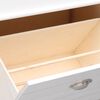 vidaXL Armoire &agrave; chaussures Blanc 50 x 28 x 98 cm Bois de Paulownia