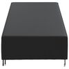 vidaXL Housse de chaise longue noir 203x81x25/63 cm oxford 420D