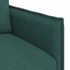 vidaXL Canap&eacute; Vert fonc&eacute; 196 x 82 x 85 cm tissu
