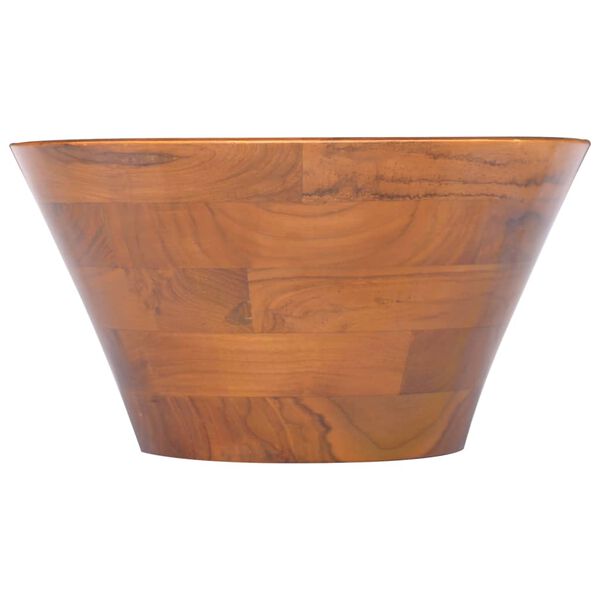 vidaXL Lavabo Bois de teck massif &Phi;40x20 cm