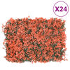 &nbsp;vidaXL Cl&ocirc;ture feuilles d&rsquo;&eacute;rable artificielle 24 pcs 40x60 cm