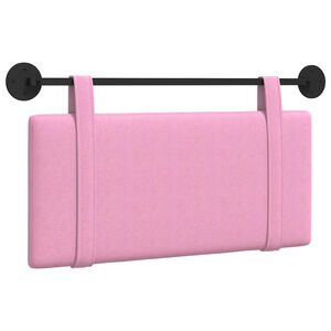vidaXL T&ecirc;te de lit suspendue Rose Tissu