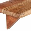 vidaXL &Eacute;tag&egrave;res murales 2 pcs 60x20x18 cm Bois d'acacia massif