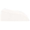 vidaXL Coussin pour jambes Blanc 68 x 41 x 24 cm