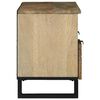 vidaXL Unites TV avec tiroir Marron 100 x 33 x 46 cm Bois d'ing&eacute;nierie
