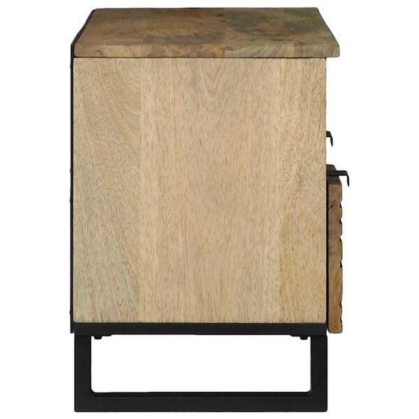 vidaXL Unites TV avec tiroir Marron 100 x 33 x 46 cm Bois d'ing&eacute;nierie