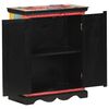 vidaXL Buffet peint &agrave; la main 60x30x75 cm Bois de manguier massif