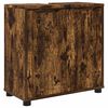 vidaXL Armoire de lavabo de salle de bain Ch&ecirc;ne fum&eacute; 60 x 30 x 60 cm