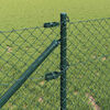 vidaXL Poteau de cl&ocirc;ture. Vert 10 x 0,4 m (treillis de 60 x 60 mm)