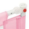vidaXL Barri&egrave;re de s&eacute;curit&eacute; de lit d'enfant Rose 160x25 cm Tissu