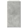 vidaXL Buffet Gris b&eacute;ton 120 x 36 x 69 cm Bois d'ing&eacute;nierie