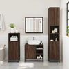 vidaXL Ensemble de meubles de salle de bain 3 pcs Ch&ecirc;ne marron