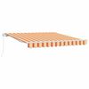 vidaXL Auvent r&eacute;tractable Jaune et Orange 350 x 250 x 165 cm