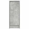 vidaXL Buffet gris b&eacute;ton 29,5x34x76 cm bois d'ing&eacute;nierie