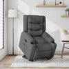 vidaXL Fauteuil inclinable Gris fonc&eacute; Tissu