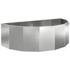 vidaXL Jardini&egrave;re Argent 120 x 60 x 35 cm Acier galvanis&eacute;