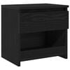 vidaXL Cabinet de chevet Ch&ecirc;ne noir 40 x 30 x 39 cm Bois d'ing&eacute;nierie